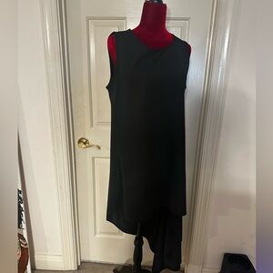 Women's Top, Asymmetrical, Black, L